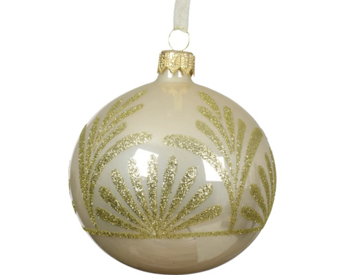 Vianočná guľa s dekorom