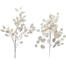 Dve dekoratívne vetvy s listami