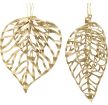 Dve ozdoby v tvare listov na zavesenie