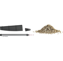 Kompletná súprava Lechuza s vložkou na rastliny, indikátorom hladiny vody a rastlinným granulátom