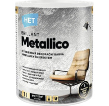 Interiérová disperzná farba Brillant Metallico Gold 1 l metalický efekt-thumb-0