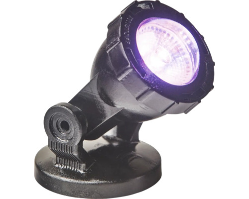 Čierne LED jazierkové svetlo