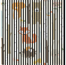 Ilustrácia so zvieratami do detskej izby