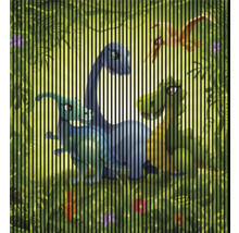Ilustrácia s dinosaurami v džungli