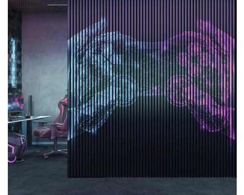 Moderná herňa s akustickou panelovou stenou