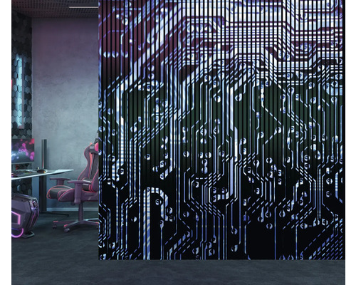 Hračka s posuvným závesom so vzorom plošných spojov