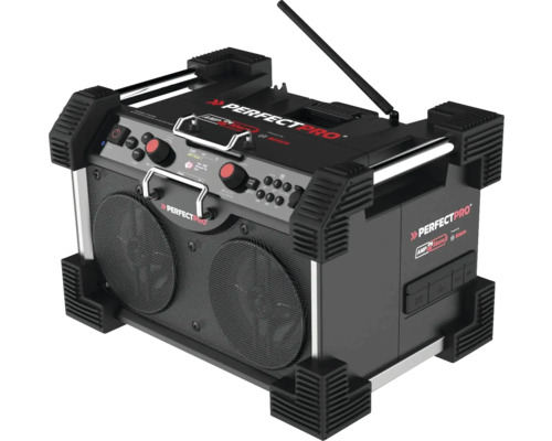 Stavebné rádio PERFECTPRO ROCKHART 18V DAB+ a FM, Bluetooth