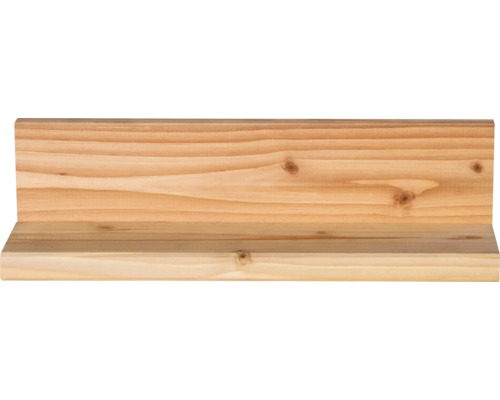 Drevená nástenná polica z borovicového dreva