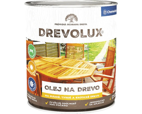 Olej na drevo Drevolux orech 2,5 l