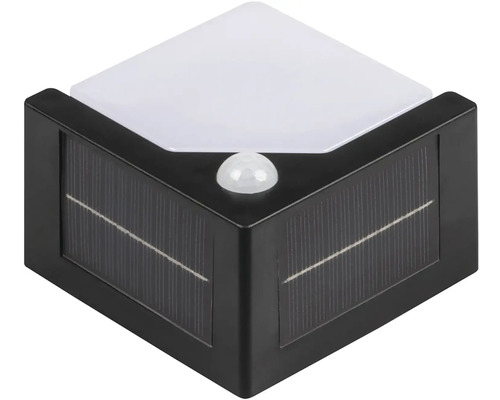 Rohové solárne svietidlo s pohybovým senzorom