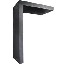 Moderné vonkajšie svietidlo v tvare L do záhrady