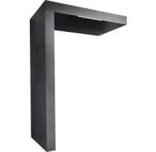 Moderná záhradná lampa z kovu