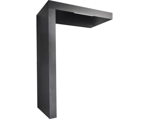 Moderná záhradná lampa z kovu