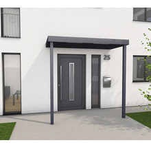 Vstupný priestor domu so strieškou nad dverami