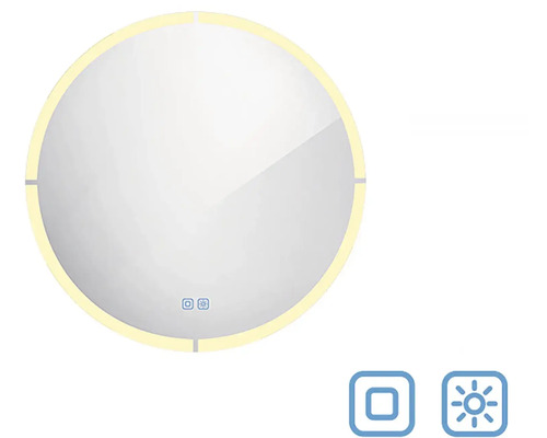 LED Okrúhle zrkadlo s osvetlením Nimco ZP 24000 s dotykovým senzorom Ø 60 cm IP 44