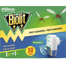 Odparovač BIOLIT elektrický proti komárom a muchám + náplň 21 ml