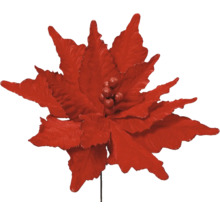 Dekoratívna červená vianočná hviezda