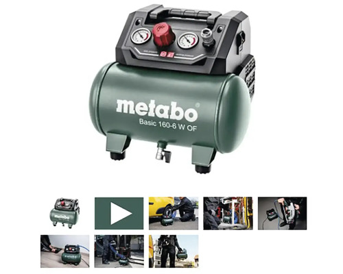 Kompresor Metabo 8 bar 220 V BASIC 160-6 W OF