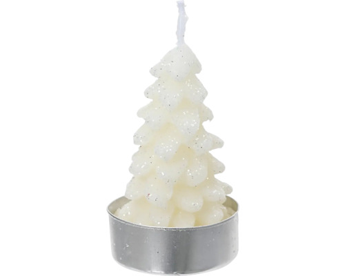 Čajová sviečka v tvare vianočného stromčeka