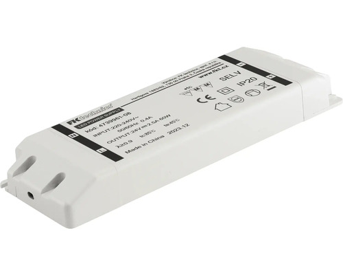 LED napájací zdroj v bielom puzdre