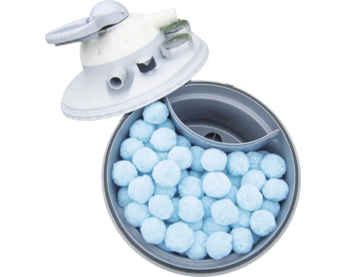 Jazierkový filter s filtračnými guľôčkami na čistenie jazierka