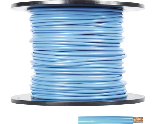 Žilový kábel H07 V-K 1G10 mm² modrý, metrážový tovar