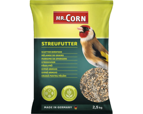 Mr. Corn sypké krmivo pre vtáky, balenie 2,5 kilogramu