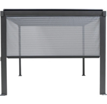 Pergola so spustenou clonou