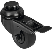 Otočné koliesko s brzdou a závitovým kolíkom