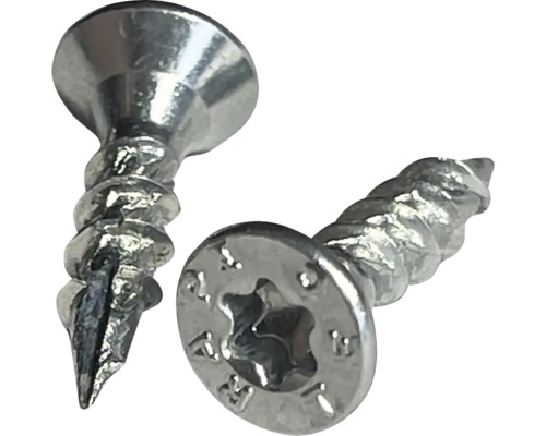 Vrut RAPI-TEC 2010 4x17 mm, zápustná hlava, T20 Dva skrutky Torx z kovu