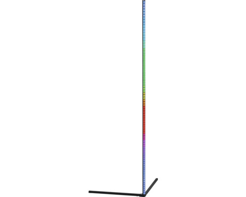 LED stojaca lampa s farebným osvetlením