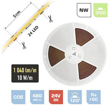 LED pásik na kotúči, neutrálna biela, stupeň krytia IP20