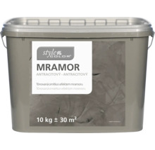 Vedro antracitovej omietky s mramorovým efektom, 10 kg na približne 30 m²