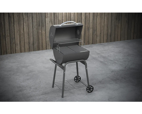 Guľový gril s grilovacím roštom a odkladacou plochou