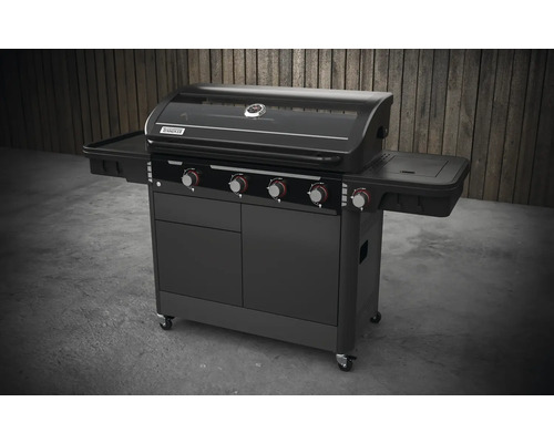 Plynový gril so štyrmi horákmi a spodnou skrinkou