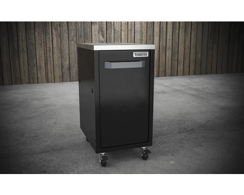 Skrinka na náradie Tenneker s jednými dvierkami a štyrmi kolieskami