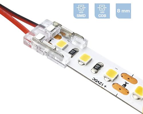 LED konektor pre 8 mm LED pásky