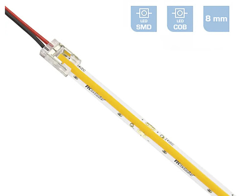 LED SMD COB svetelná lišta so šírkou osem milimetrov