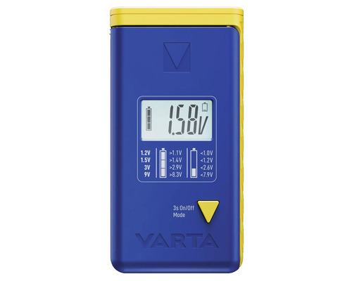 Tester batérií Varta na meranie napätia batérie