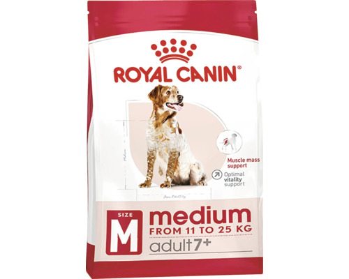 Granule pre psov Royal Canin Medium Adult 15 kg Suché krmivo Royal Canin pre stredné plemená psov od siedmich rokov