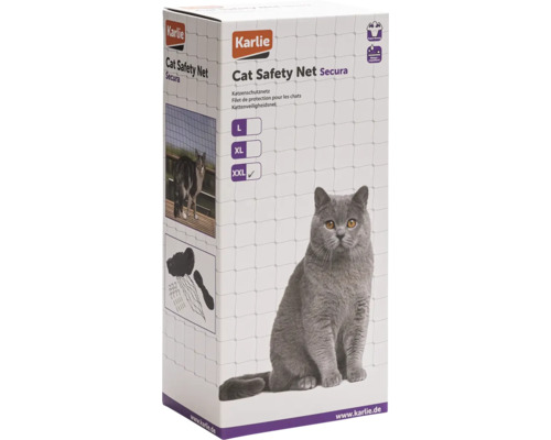 Karlie Ochranná sieť pre mačky Secura balenie s obrázkom mačky