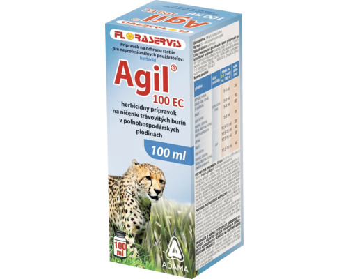 Agil 100 EC herbicíd na ničenie trávovitých burín, 100 ml balenie