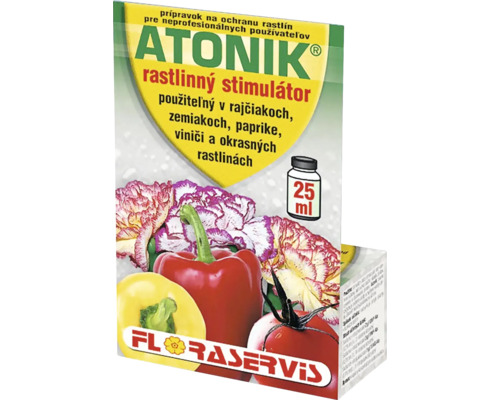 Atonik rastlinný stimulátor na použitie na paradajky, zemiaky, papriky, vinič a okrasné rastliny