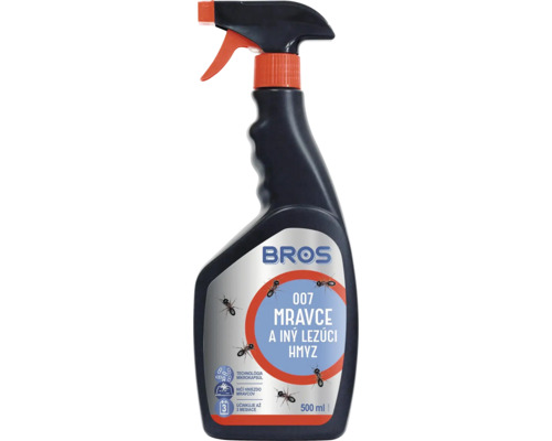 Bros sprej proti mravcom a lezúcemu hmyzu, 500 ml