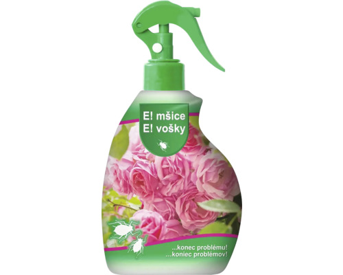 Sprejová fľaša s pesticídom proti voškám do záhrady