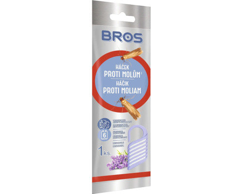 Bros vešiak proti moliam s vôňou levandule