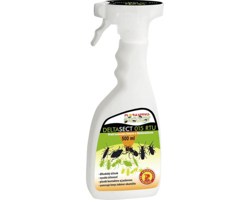 Prípravok proti škodcom DELTASECT 015 RTU Floraservis 500 ml Sprej proti hmyzu v rozprašovači