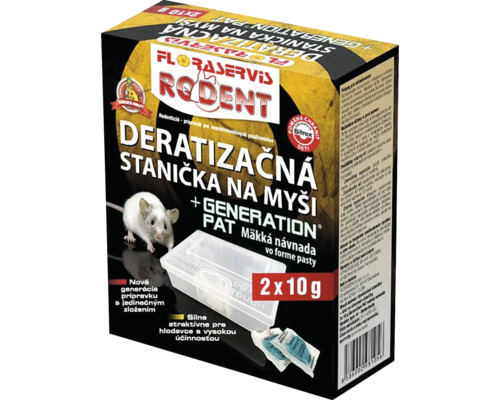 Pasca na myši deratizačná stanička + GENERATION PAT pasta 2x10 g 1 ks