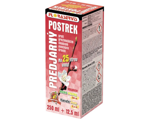 Predjarný postrek ovocných stromov Floraservis 250 ml + 12,5 ml Floraservis prípravok proti škodcom ovocných stromov