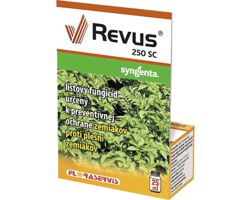 Revus 250 SC listový fungicíd určený k preventívnej ochrane zemiakov proti plesni zemiakov